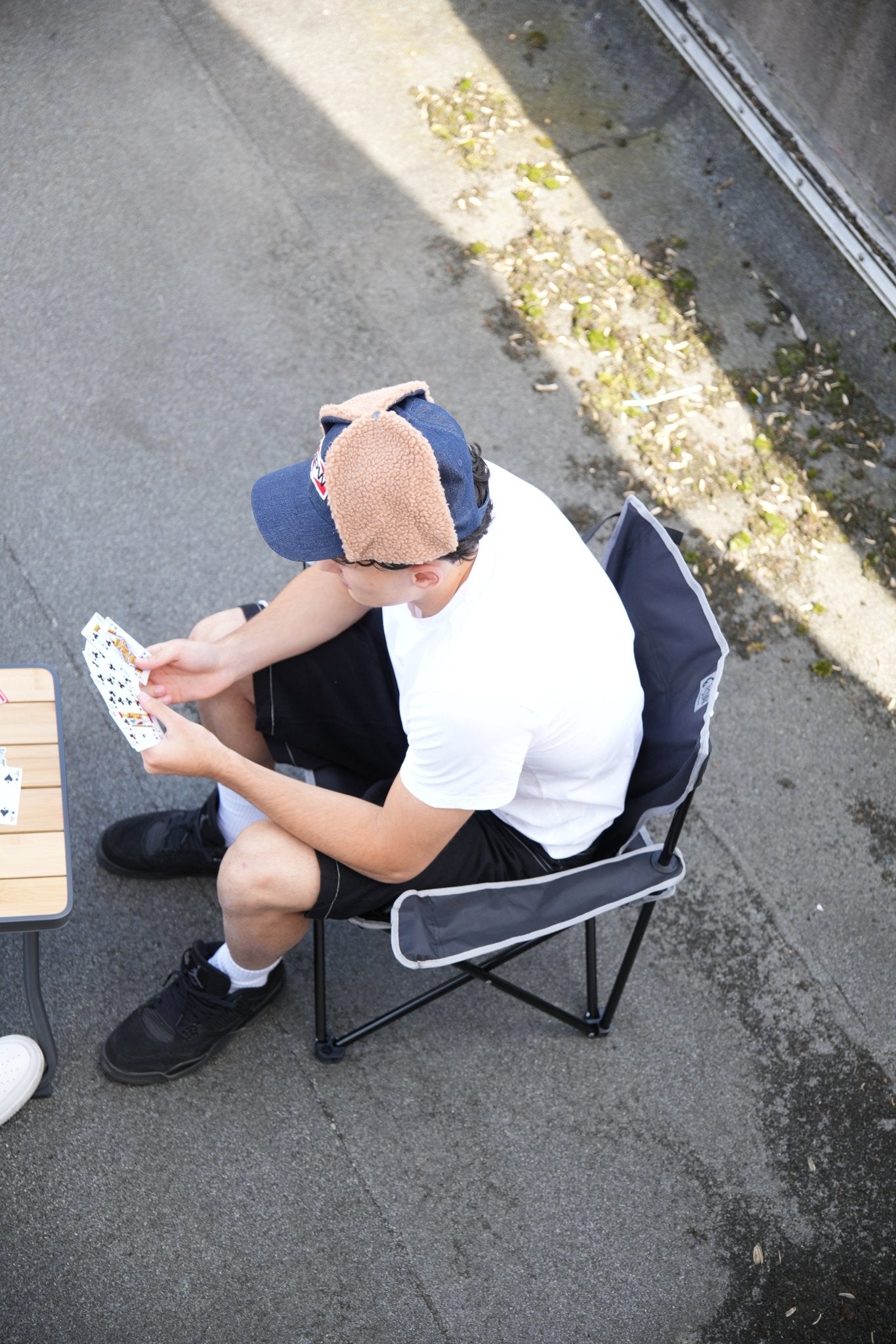 HPW Denim Cap (with sides)