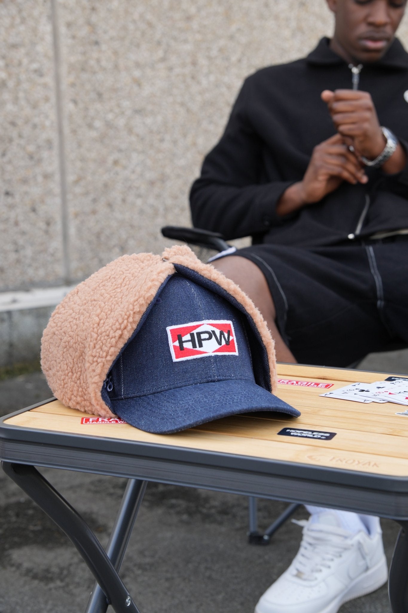 HPW Denim Cap (with sides)